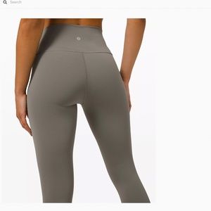 Wunder under lululemon gray sage leggings, size 2